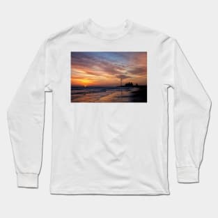 January daybreak on the beach Long Sleeve T-Shirt